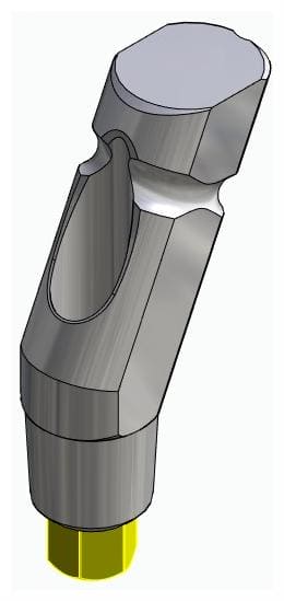 BIONIKA BIOLEVEL, Impression coping for closed tray, angled, type-A