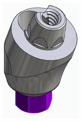 BIONIKA BIOLEVEL, Multi-unit abutment, angled, positioned, narrow, LT2.7, type-B