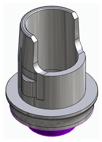 BIOPLANT, Flexi base, implant level, non-positioned