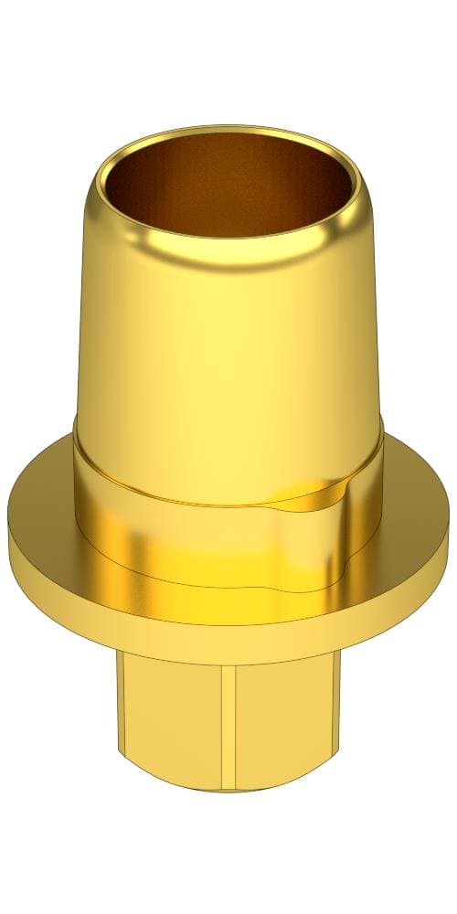 Implie, Titanium base, implant level, positioned