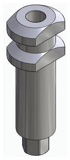 BIOPLANT, Impression coping for open tray, uniform, positioned