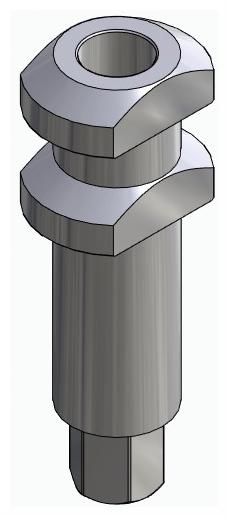 BIOPLANT, Impression coping for open tray, uniform, positioned