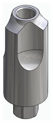 BIOPLANT, Impression coping for closed tray, uniform, positioned