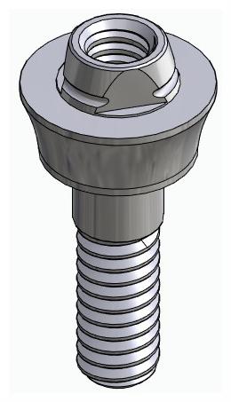 BIONIKA BIOPLANT, Multi-unit abutment, straight, screwable, narrow