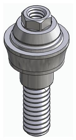 BIOPLANT, Multi-unit abutment, straight, screwable, wide, LT2