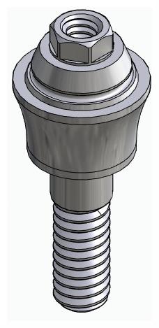 BIOPLANT, Multi-unit abutment, straight, screwable, wide, LT2