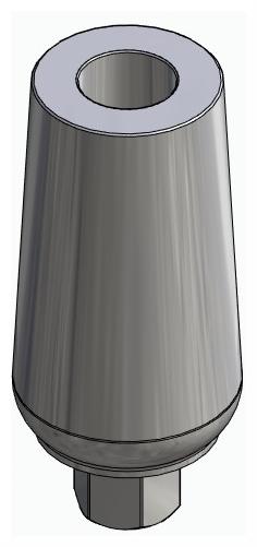 BIONIKA BIOPLANT, Universal abutment, straight, positioned