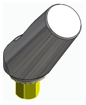 BIOPLANT, Universal abutment, angled, positioned, type-B