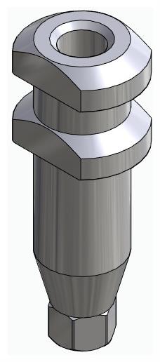 BIONIKA CORTICAL, Impression coping for open tray, uniform, positioned