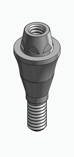 BIONIKA CORTICAL, Multi-unit abutment, straight, screwable, narrow, LT2.7
