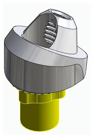 BIONIKA RP, Multi-unit abutment, angled, positioned, wide, LT2, type-A