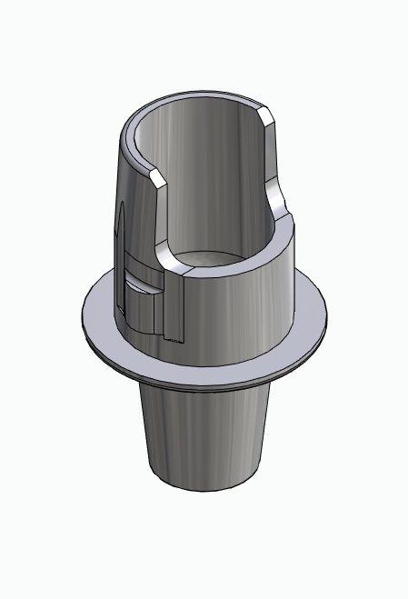 BIONIKA CA, Flexi base, implant level, non-positioned