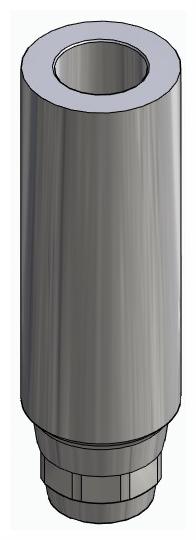 BIONIKA ST, Cylindrical abutment, straight, positioned