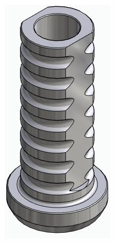 BIONIKA ST, Temporary abutment, implant level, non-positioned