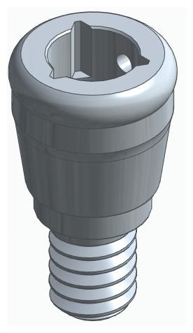 BIONIKA ST, Locator abutment, straight