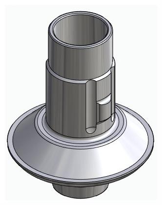 BIONIKA ST, Titanium base, positioned