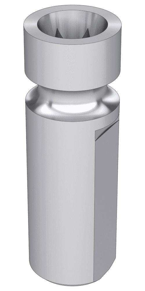 BIONIKA Actival, Implant analog, digital, with screw, aluminum