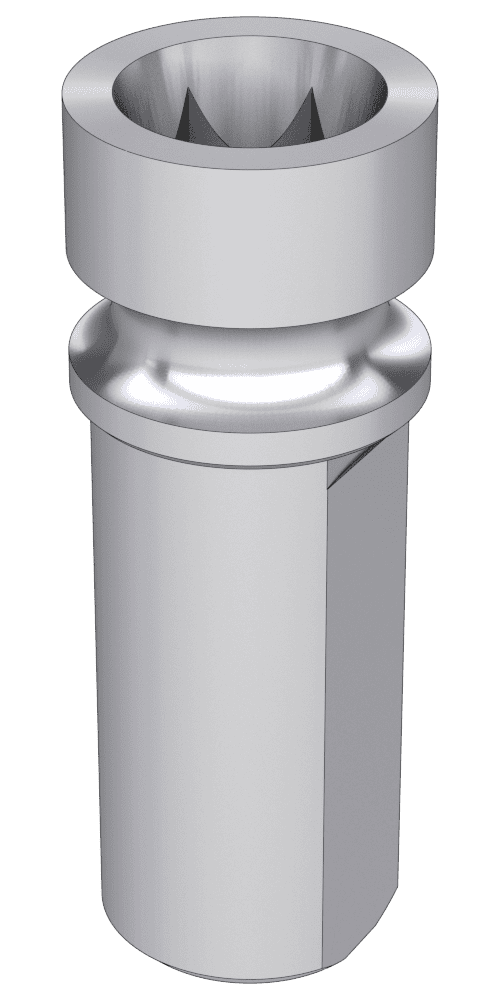 BIONIKA Actival, Implant analog, digital, with screw, aluminum