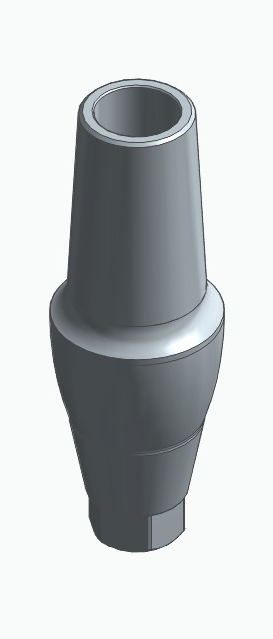 BIONIKA AS, Anatomic abutment, straight, positioned