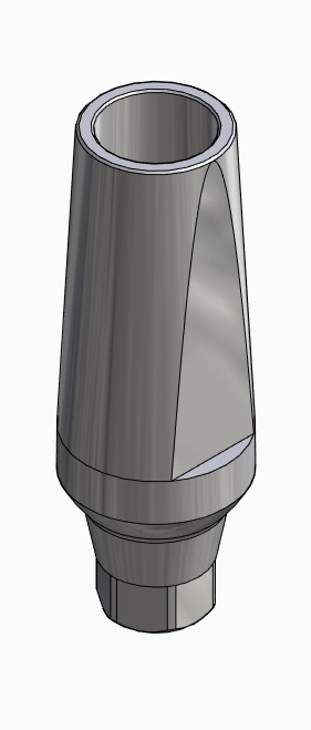 BIONIKA AS, Narrow abutment, straight, positioned