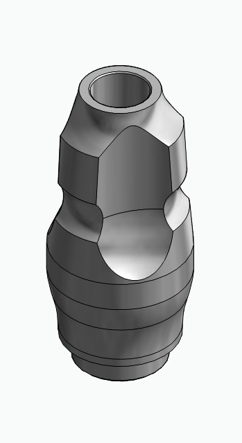 BIONIKA AS, Impression coping for closed tray, uniform, non-positioned