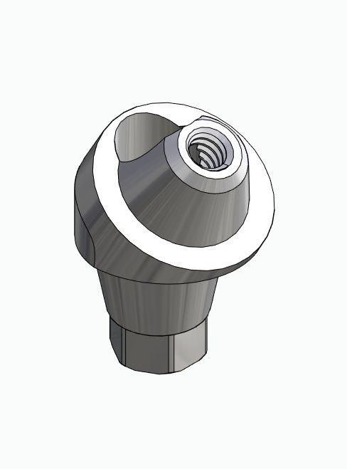 BIONIKA AS, Multi-unit abutment, angled, positioned, wide, LT2, type-A