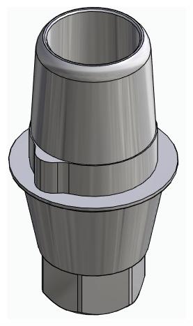 BIONIKA AS, Titanium base, positioned