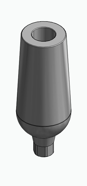 BIONIKA AS, Universal abutment, straight, positioned