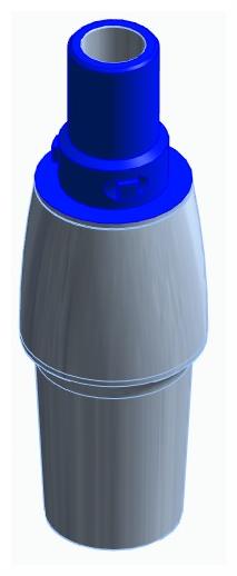 BIONIKA CORTILOG PCL, Anatomic abutment, straight, positioned