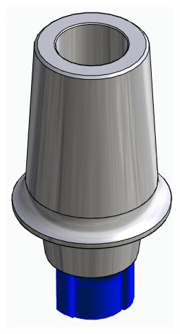 CORTILOG CCL, Anatomic abutment, straight, positioned