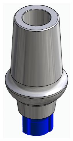 CORTILOG CCL, Anatomic abutment, straight, positioned