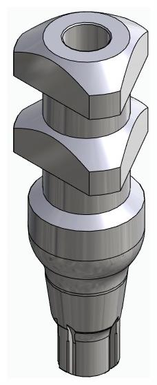 CORTILOG CCL, Impression coping for open tray, uniform, positioned