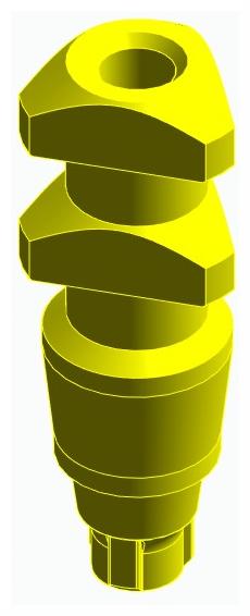 CORTILOG CCL, Impression coping for open tray, uniform, positioned