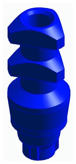 CORTILOG CCL, Impression coping for open tray, uniform, positioned
