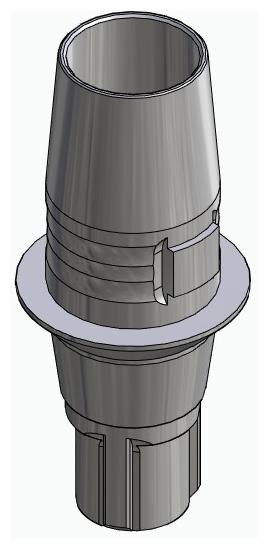 CORTILOG CCL, Titanium base, positioned