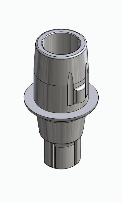 BIONIKA CORTILOG CCL, Titanium base, positioned