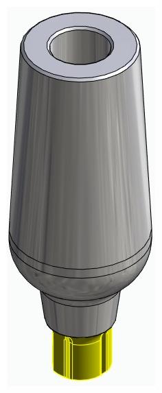 CORTILOG CCL, Universal abutment, straight, positioned