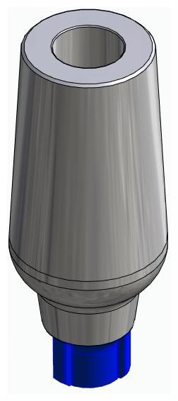 BIONIKA CORTILOG CCL, Universal abutment, straight, positioned
