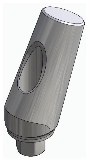 BIONIKA SI, Universal abutment, angled, positioned, type-B