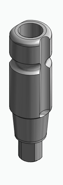 BIONIKA AG, Impression coping for closed tray, parallel, positioned