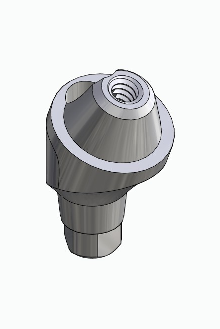 BIONIKA AG, Multi-unit abutment, angled, positioned, wide, LT2, type-A