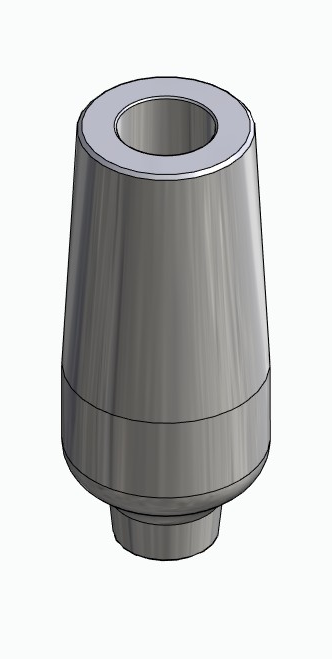 BIONIKA AG, Universal abutment, straight, non-positioned
