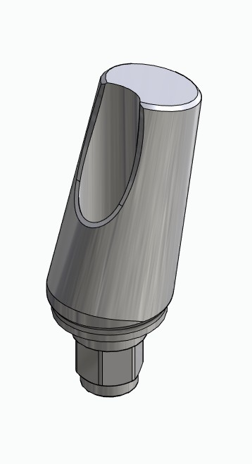 BIONIKA 3I, Narrow abutment, angled, positioned, type-A