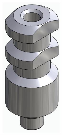 BIONIKA 3I, Impression coping for open tray, uniform, positioned