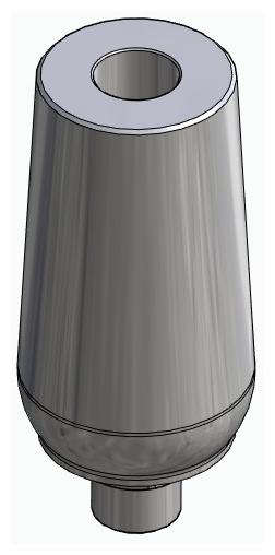 BIONIKA 3I, Universal abutment, straight, positioned