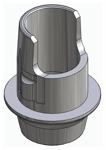 BIONIKA DI UF, Flexi base, implant level, non-positioned