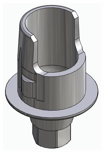 BIONIKA DI UF, Flexi base, implant level, positioned, type-A