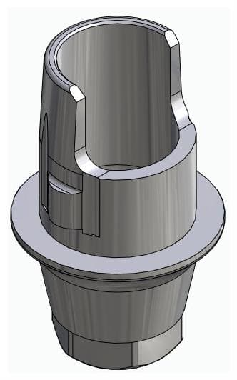 BIONIKA DI UF, Flexi base, implant level, positioned, type-A