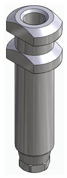 BIONIKA DI UF, Impression coping for open tray, uniform, positioned