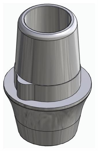 BIONIKA DI UF, Titanium base, non-positioned